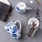 Tea Mug with Infuser and Lid, 18 Ounce Large Ceramic Loose Leaf Cup, Microwave, Dishwasher Safe, Perfect for Tea Lovers